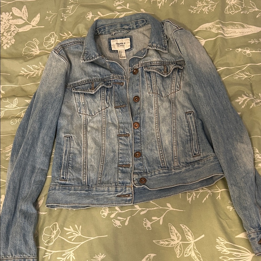 Forever 21 Light Blue Denim Jacket